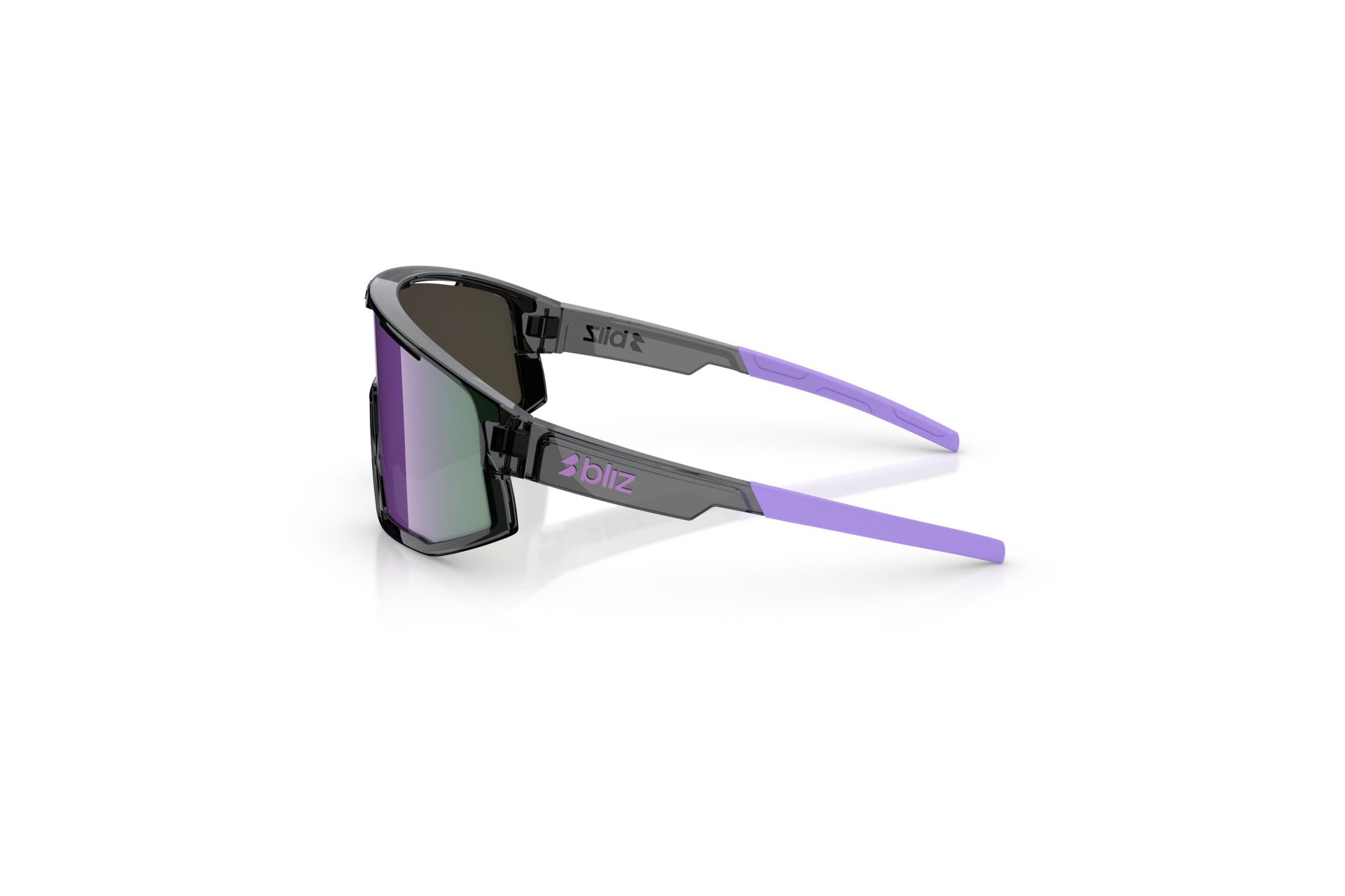 Bliz Fusion Small Crystal Black - Grey w Putple Multi