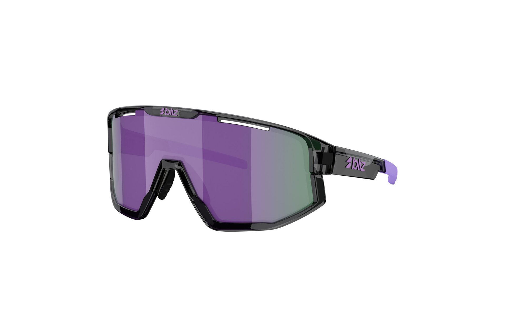 Bliz Fusion Small Crystal Black - Grey w Putple Multi