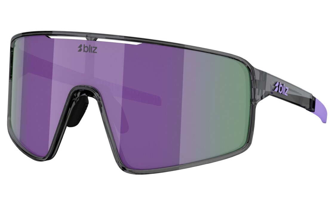 Bliz P001S Matt Black - Violet w Blue Multi