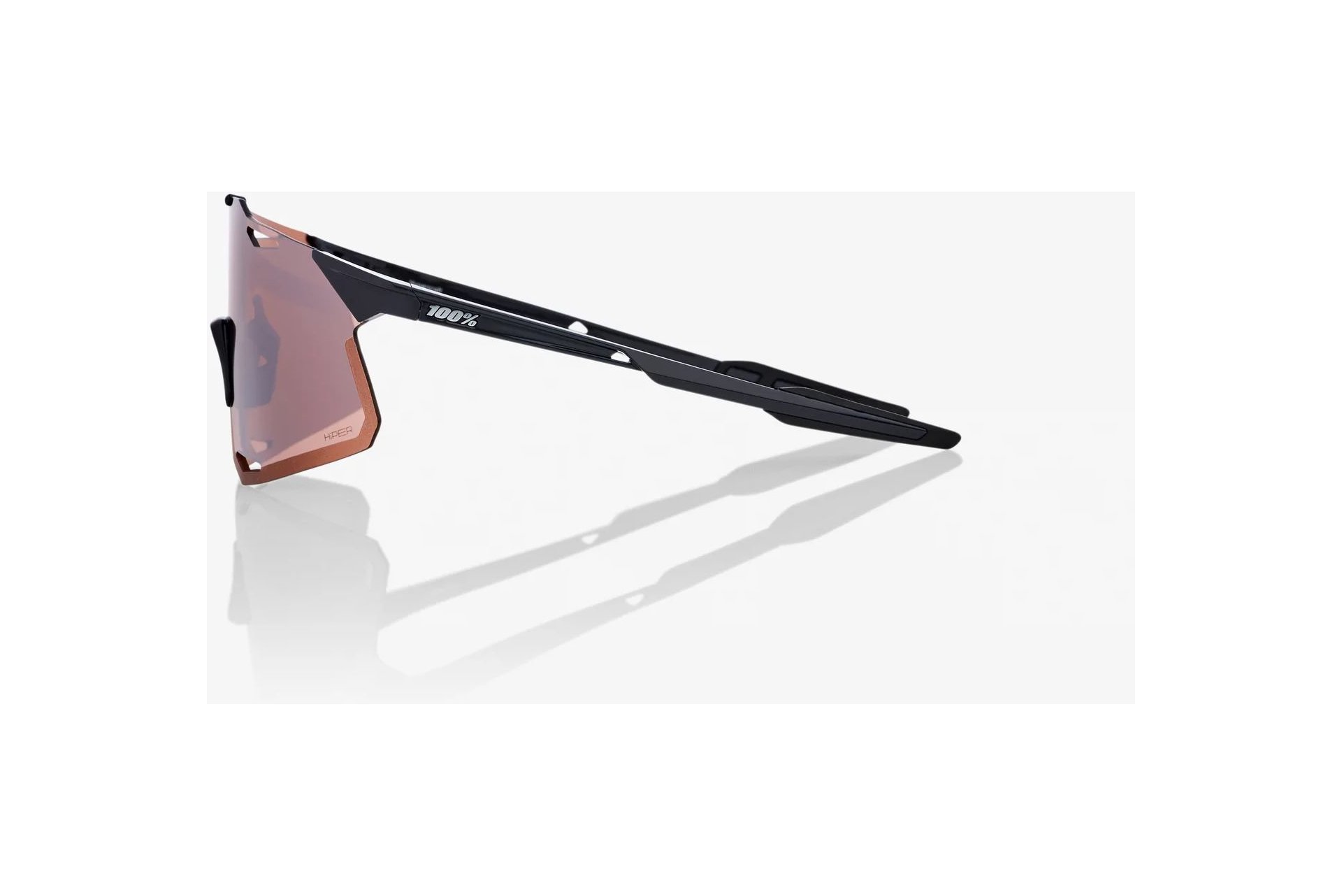 100 Percent Hypercraft Gloss Black / HiPER Silver Mirror