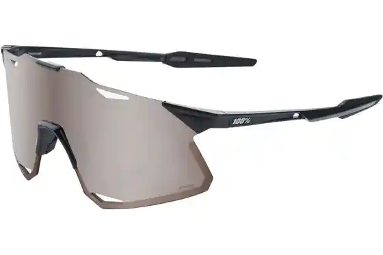 100 Percent - Fahrradbrillen - 100 Percent Hypercraft Gloss Black / HiPER Silver Mirror