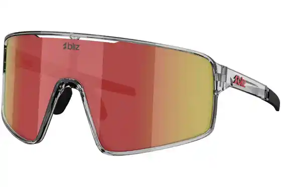 XXL Sale % - Bliz P001 Transparent Dark Grey - Brown w Red Multi