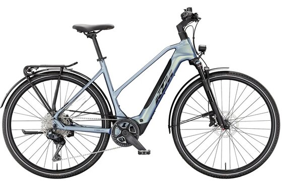 Mit Federung - E-Bike-Pedelec - KTM Macina Sport SX Elite Di2 - 400 Wh - 28 Zoll - Trapez - 2026