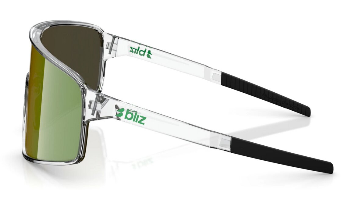 Bliz P001s Transparent White - Brown w Green Multi