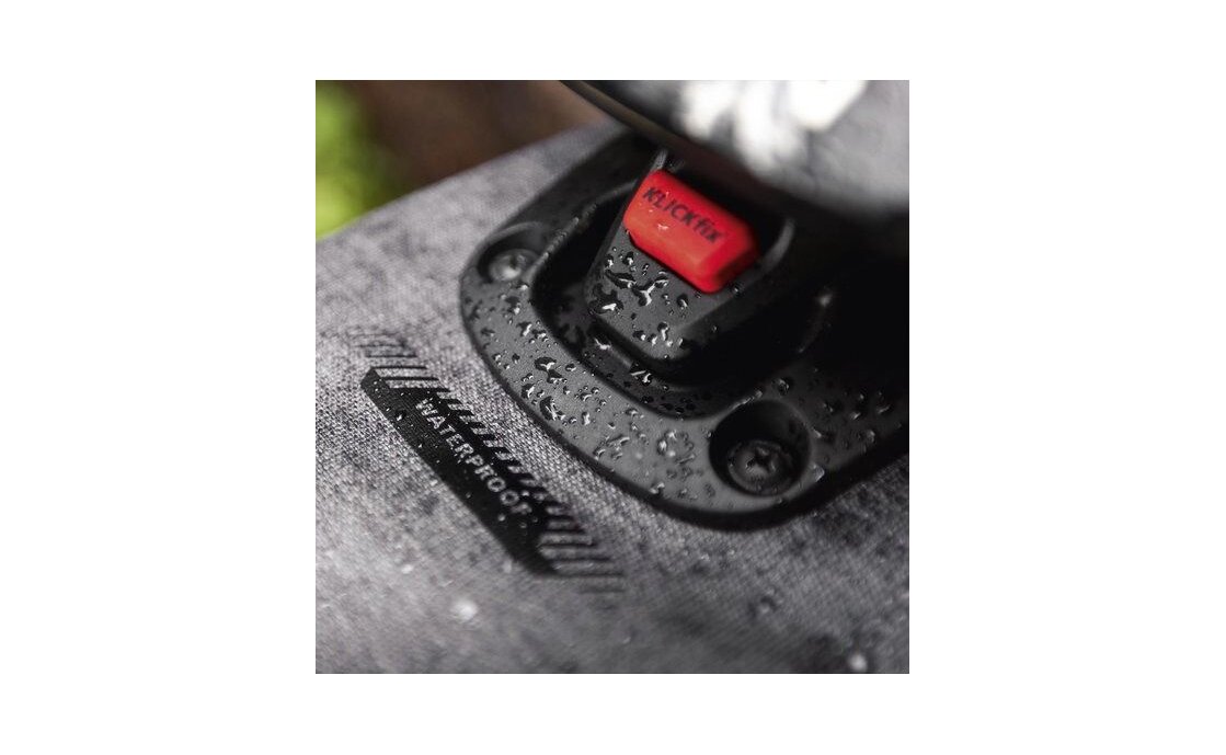 KLICKfix by Rixen&Kaul Bikepack X Compact Waterproof Satteltasche inkl. Adapter