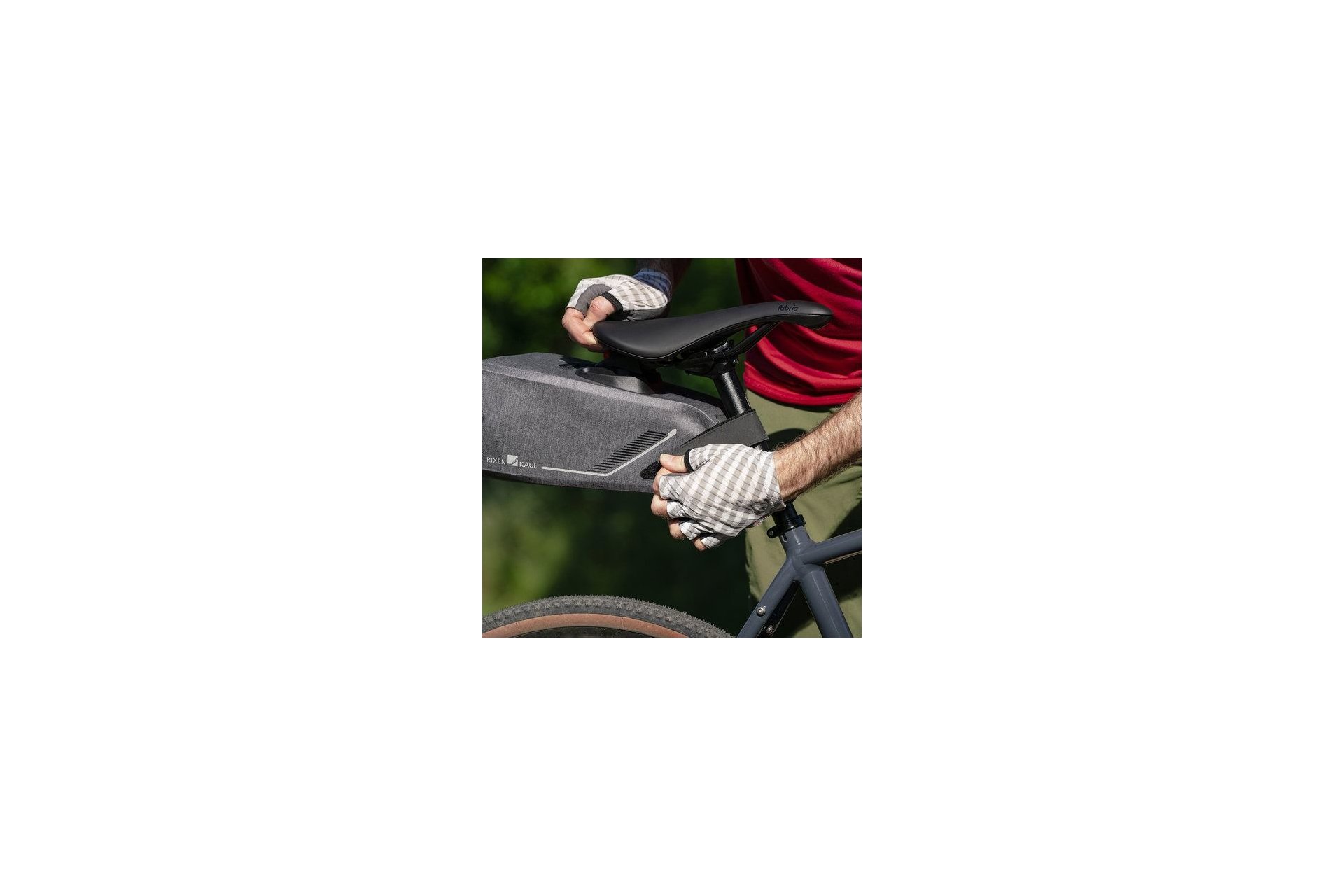 KLICKfix by Rixen&Kaul Bikepack X Compact Waterproof Satteltasche inkl. Adapter