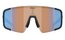 Bliz P003 Small Matte Black - Ligh Coral/Orange w Blue Multi