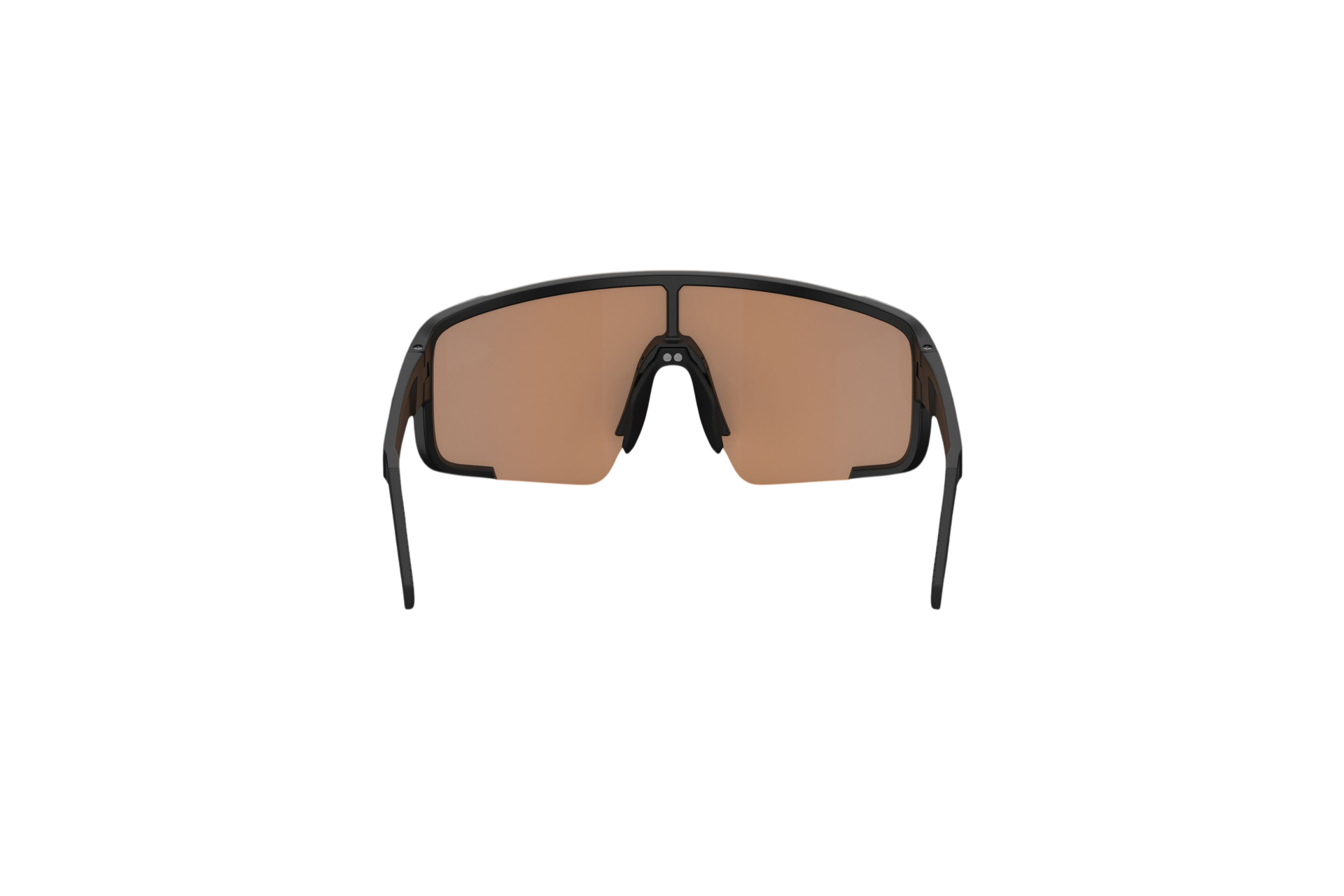 Bliz P003 Small Matte Black - Ligh Coral/Orange w Blue Multi