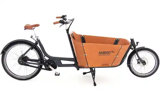 Lastenfahrräder - Babboe City Mountain - 500 Wh - 26 Zoll - Long John