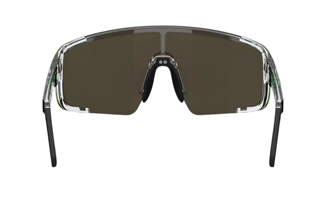 Bliz P003 Small Transparent White - Brown w Green Multi