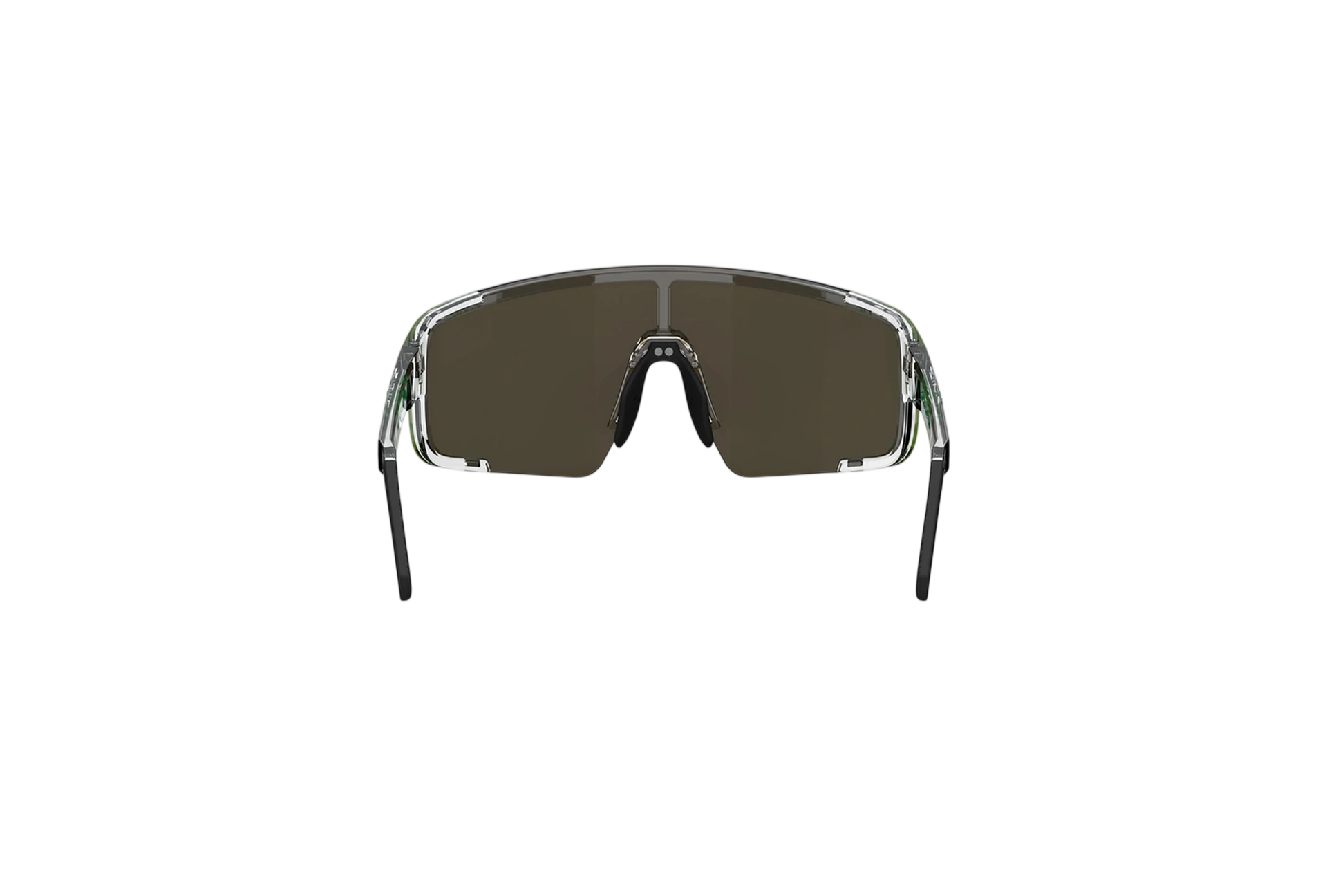 Bliz P003 Small Transparent White - Brown w Green Multi