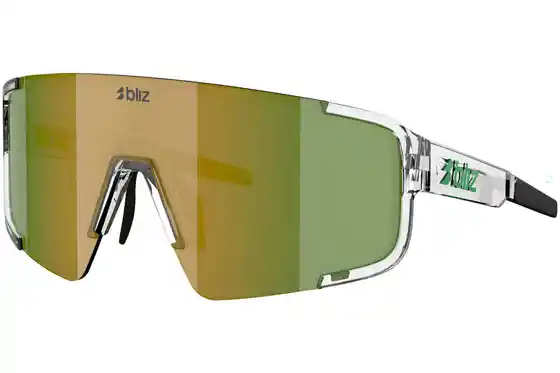 XXL Sale % - Bliz P003 Small Transparent White - Brown w Green Multi