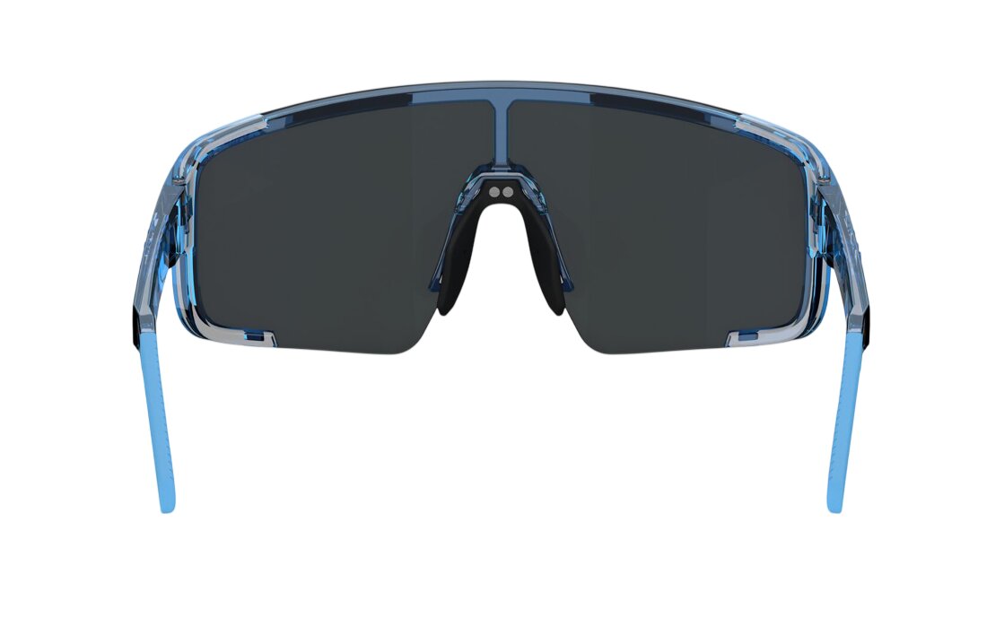 Bliz P003 Small Transparent Blue - Smoke w Ice Blue Multi