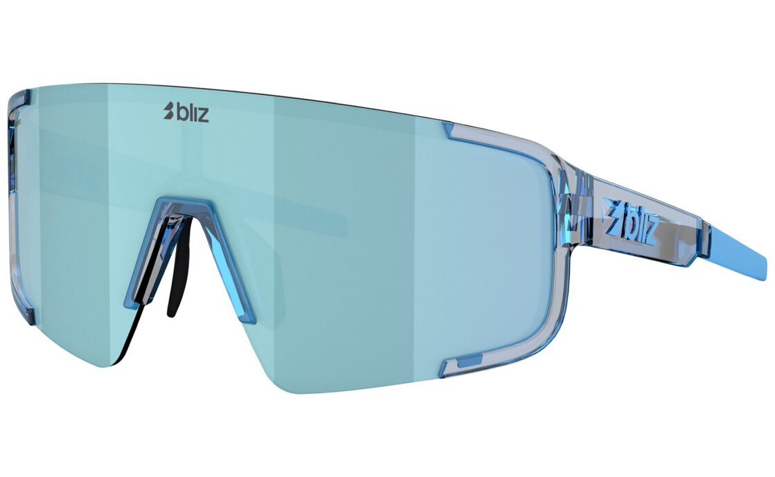 Bliz P003 Small Transparent Blue - Smoke w Ice Blue Multi
