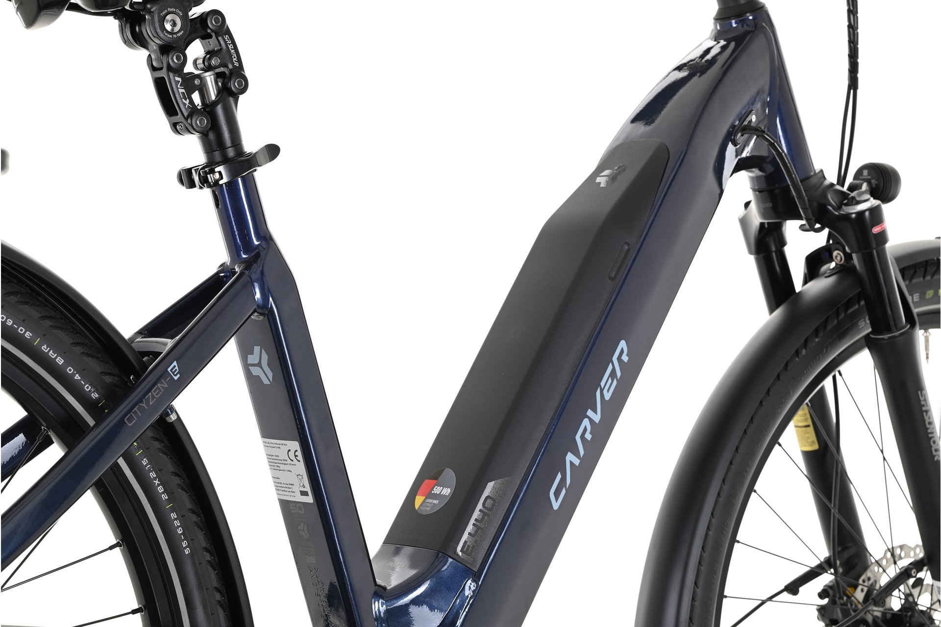 Carver Cityzen E.440 FL - 500 Wh - 28 Zoll - Tiefeinsteiger