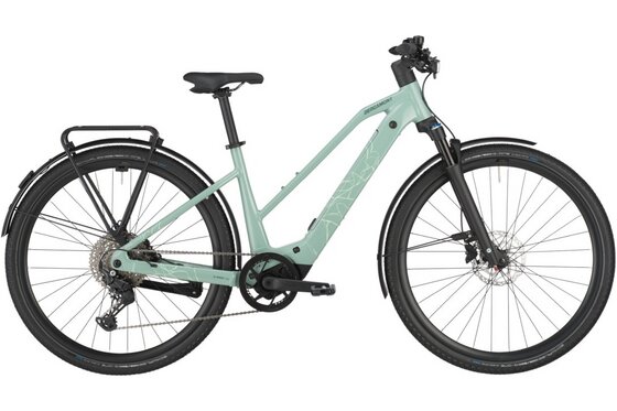 Damen - 28 Zoll - Mittelmotor - Urban E-Bikes - Bergamont Helix 20 Slope - 400 Wh - 28 Zoll - Trapez