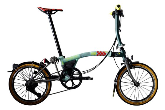 Faltrad-Klapprad - Brompton P Line Explore Tour De France - 16 Zoll - Faltrahmen - 2026