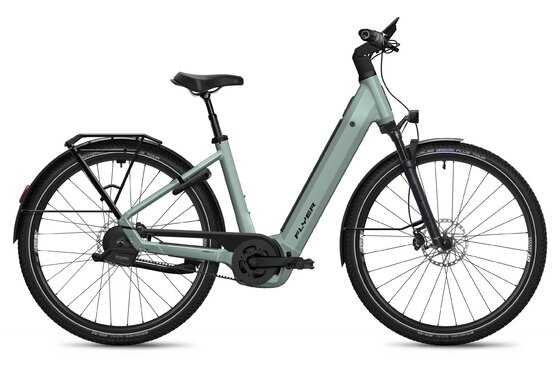 mit Beleuchtung - E-Bike City - Flyer Gotour 7.23 NL - 800 Wh - 28 Zoll - Tiefeinsteiger - 2025