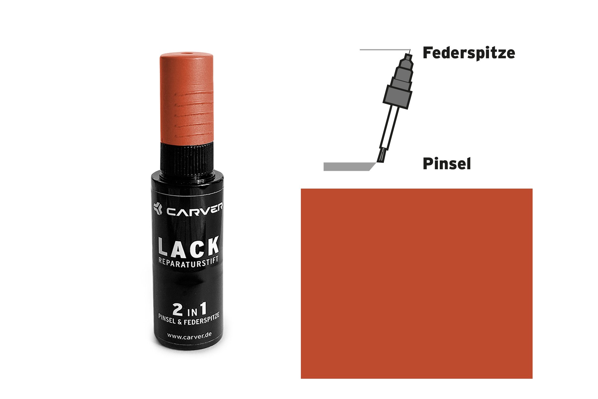 Carver Lackstift Copper Orange