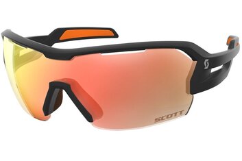 Fahrradbrillen - Scott Spur Sonnenbrille black matt orange / red chrome enhancer +