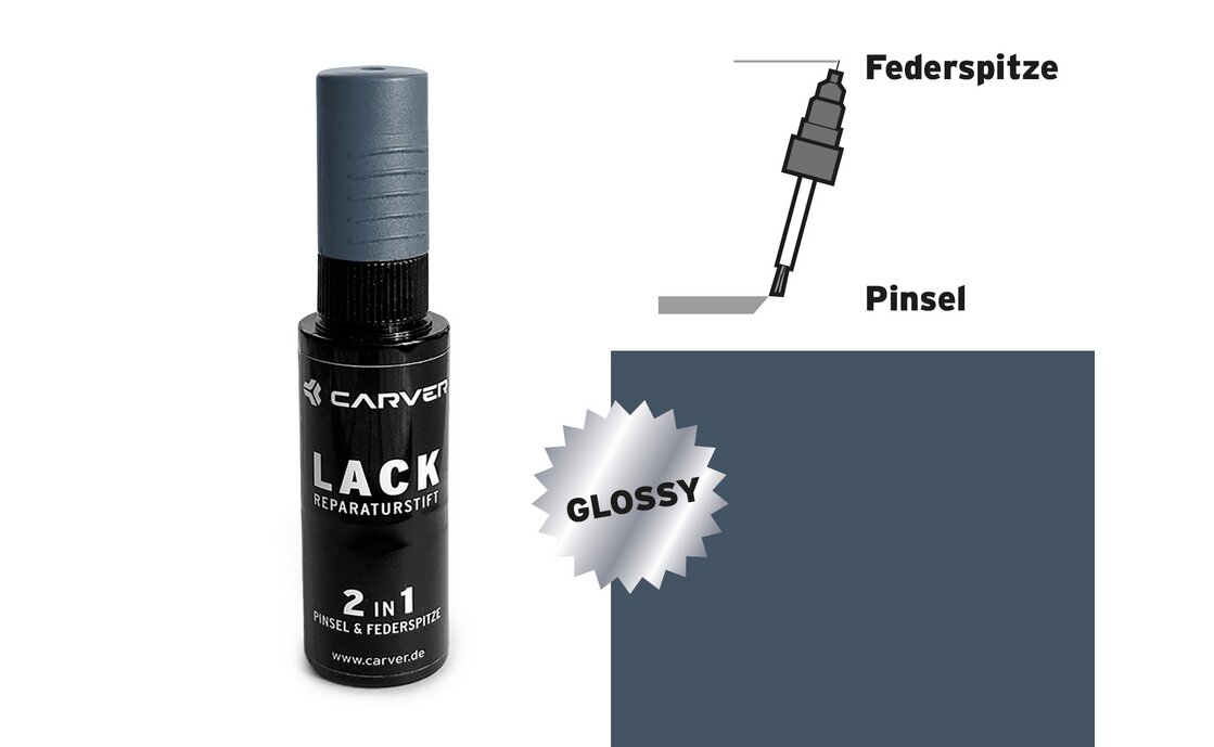 Carver Lackstift Dark Grey Blue