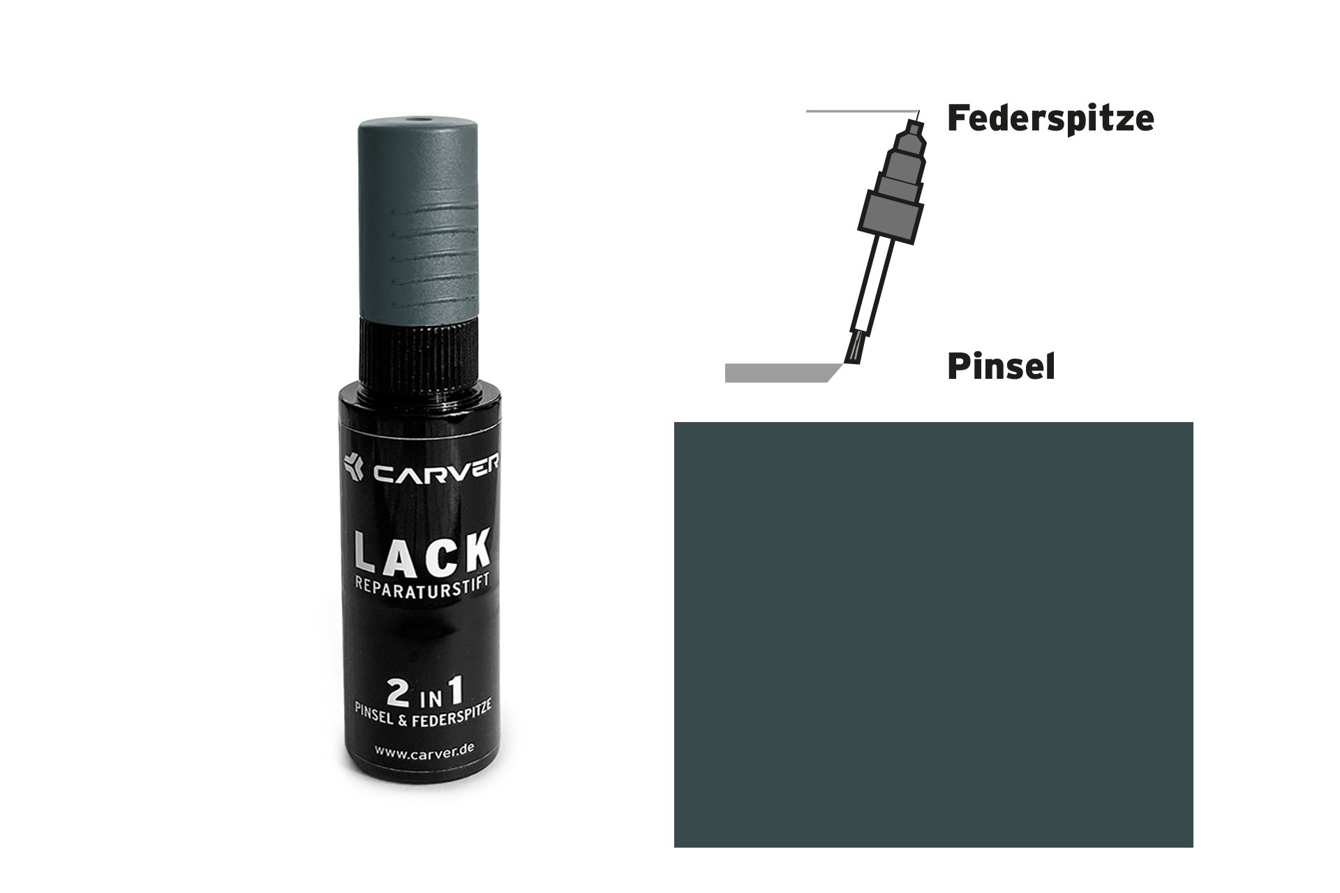 Carver Lackstift Dark Lagune