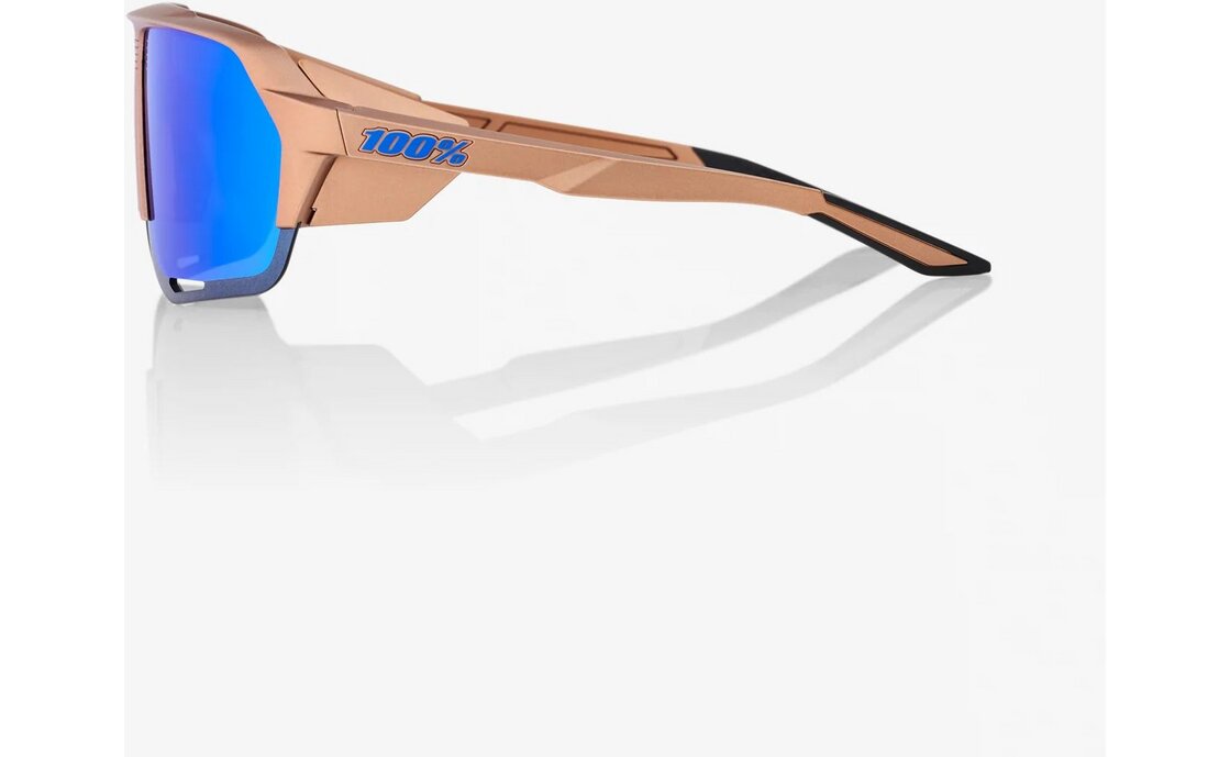 100 Percent Norvik Matte Copper Chromium / Blue Mirror Lens