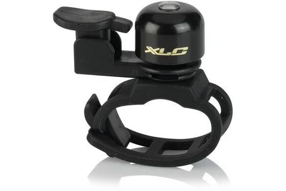 Fahrradklingeln - XLC Miniglocke DD-M18 universal Befestigung, Ø21 mm