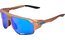 100 Percent Norvik Matte Copper Chromium / Blue Mirror Lens
