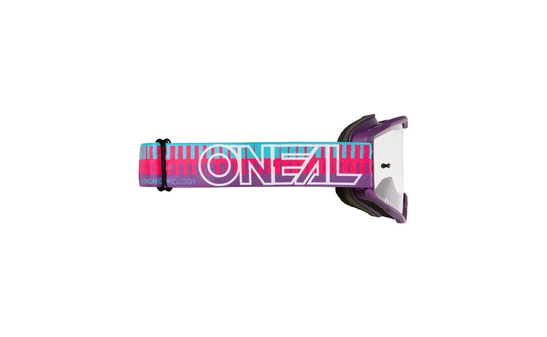 O'Neal B-10 Goggle Striped pink/purple - clear