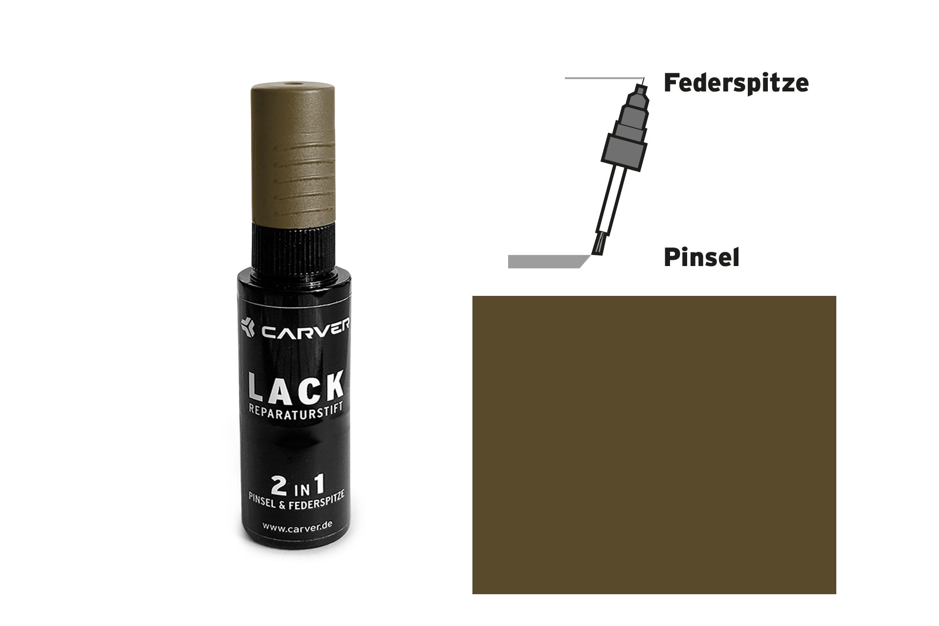 Carver Lackstift Olive Gold