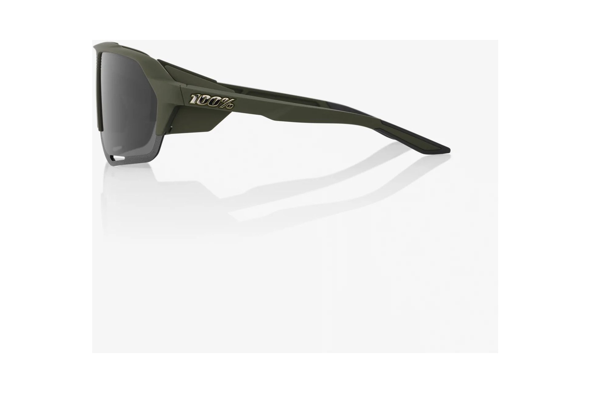 100 Percent Norvik Soft Tact Army Green / Smoke Lens
