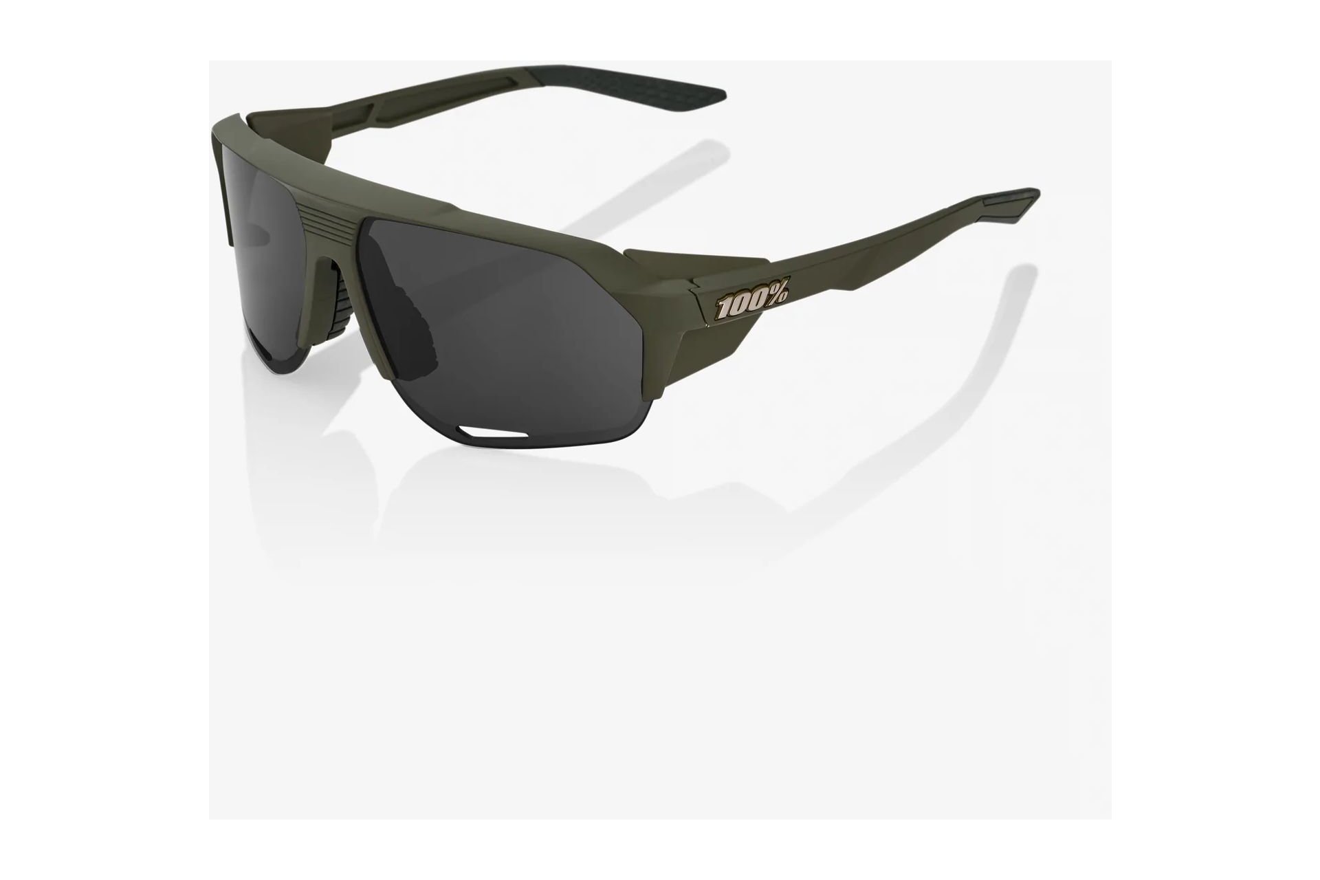 100 Percent Norvik Soft Tact Army Green / Smoke Lens