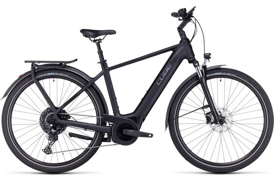 Schwarz - Fahrräder - Cube Touring Hybrid Pro 625 - 625 Wh - 28 Zoll - Diamant