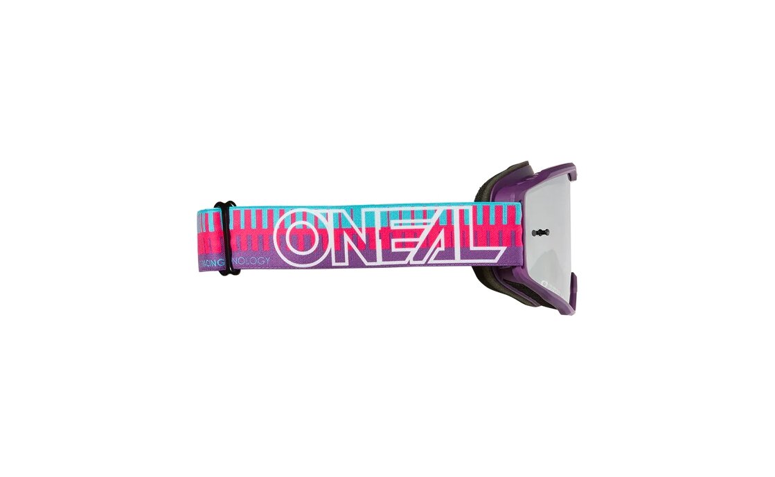 O'Neal B-10 Youth Goggle Striped pink/purple - silver mirror