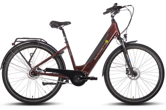 Tiefeinsteiger - E-Bike-Pedelec - Saxonette Deluxe Plus - 418 Wh - 2022 - 28 Zoll - Tiefeinsteiger