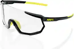 100 Percent Racetrap 3.0 Gloss Black / Photochromic Lens
