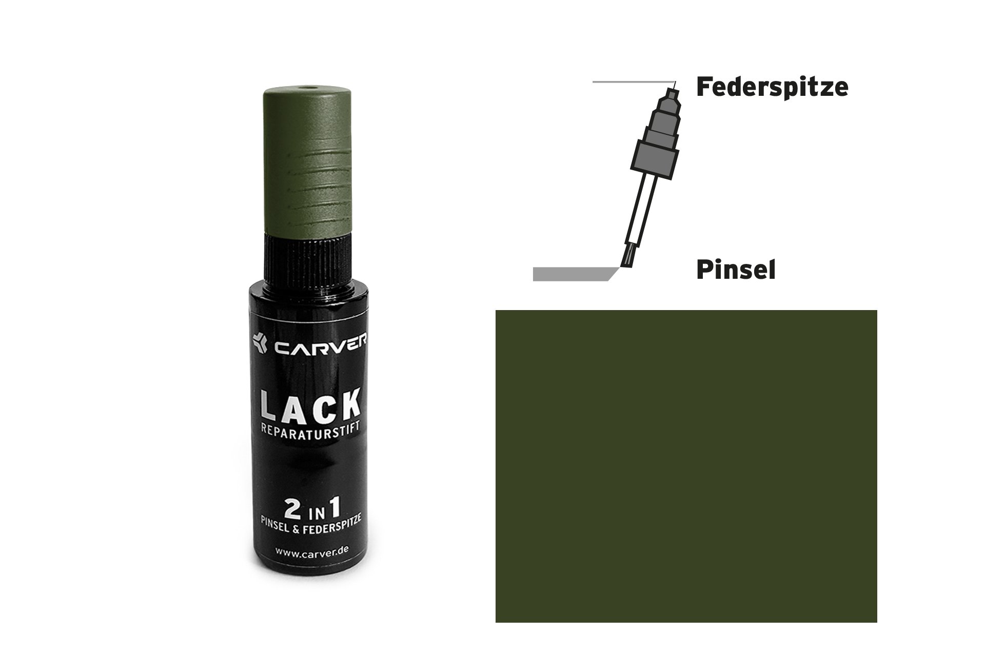 Carver Lackstift Dark Green Metallic