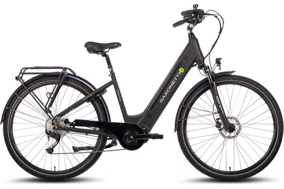 Tiefeinsteiger - E-Bike Trekking - Saxonette Deluxe Sport - 418 Wh - 2022 - 28 Zoll - Tiefeinsteiger