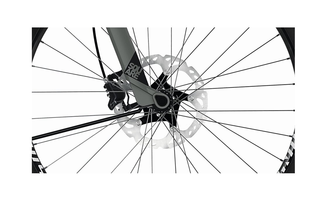 Ghost Hybride Square Travel B4.7+ AL W - 500 Wh - 27,5 Zoll - Trapez