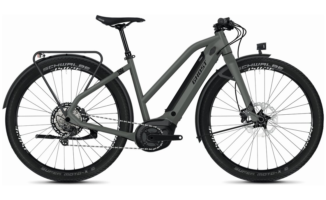 Ghost Hybride Square Travel B4.7+ AL W - 500 Wh - 27,5 Zoll - Trapez