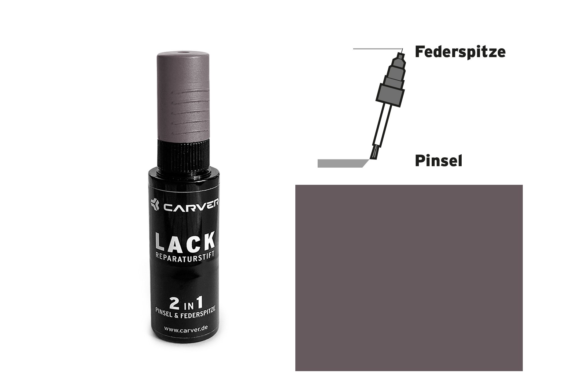 Carver Lackstift Shadow Rouge Metallic