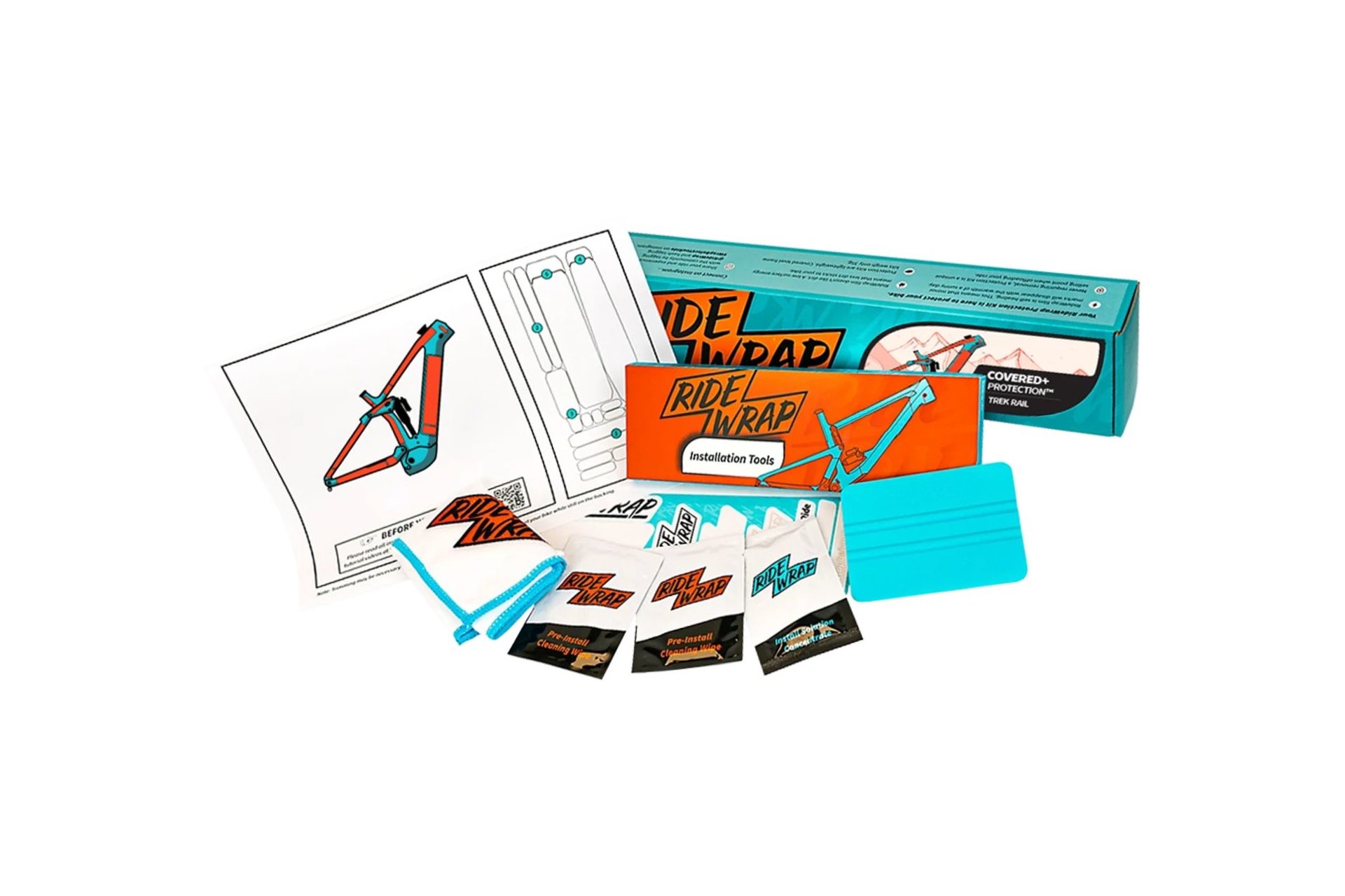 Ridewrap Trek Rail 2022 Covered Frame Protection Kit