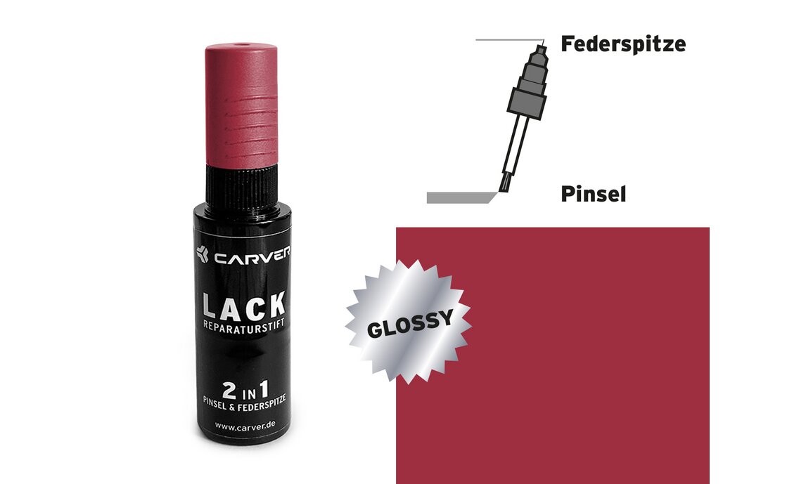Carver Lackstift Red Metallic