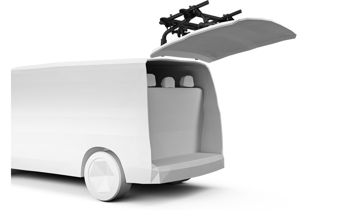 Thule WanderWay Heckklappen Fahrradträger für 2 Fahrräder