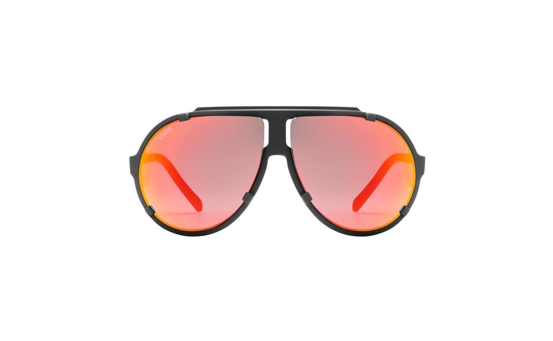 Uvex ESNTL Pina Black Matt/Mirror Red
