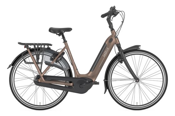 mit Beleuchtung - E-Bike City - Gazelle Grenoble C7+ HMB Elite - 500 Wh - 28 Zoll - Tiefeinsteiger - Aktion