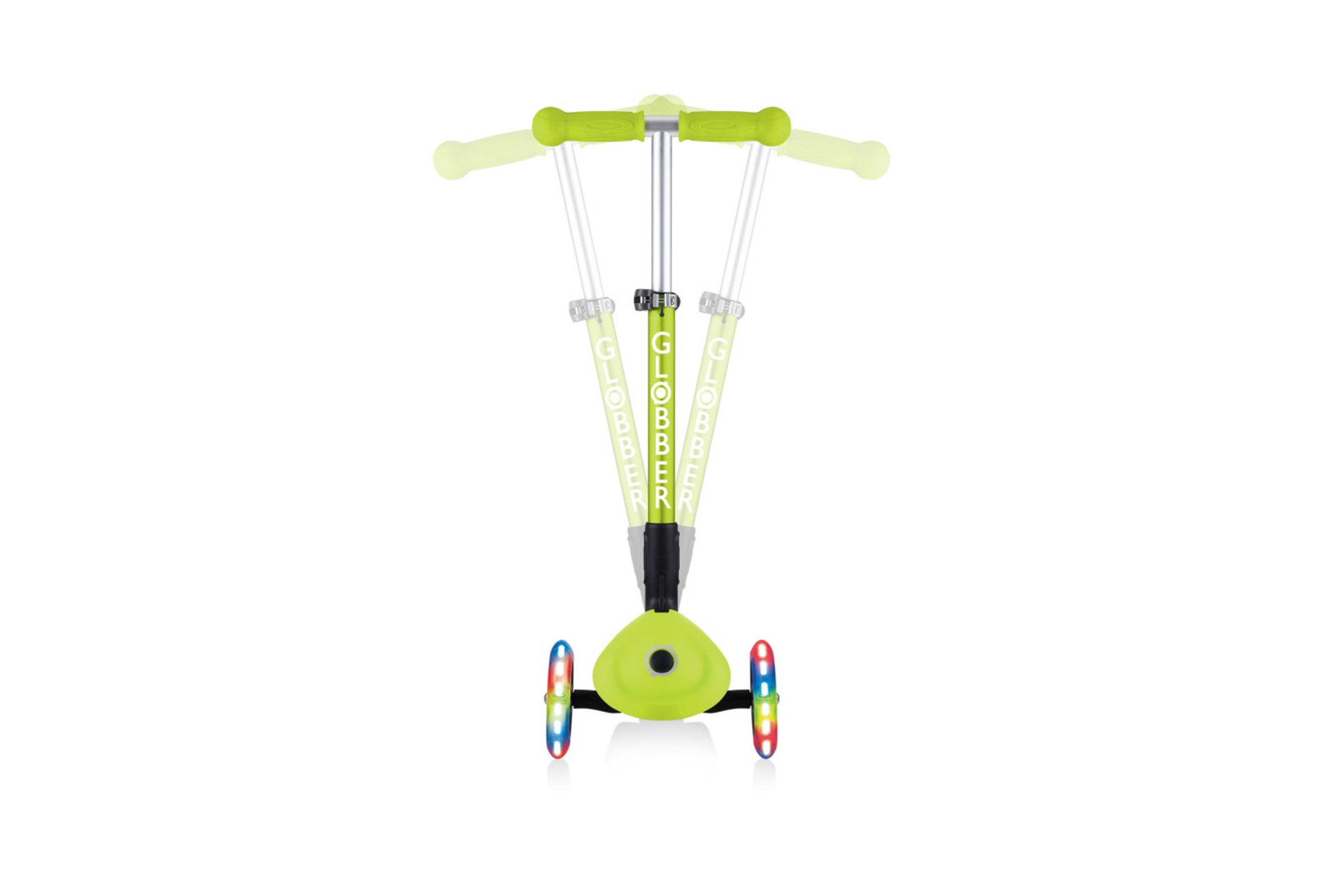 Globber Junior Foldable Lights, mit Leuchtrollen - 2024