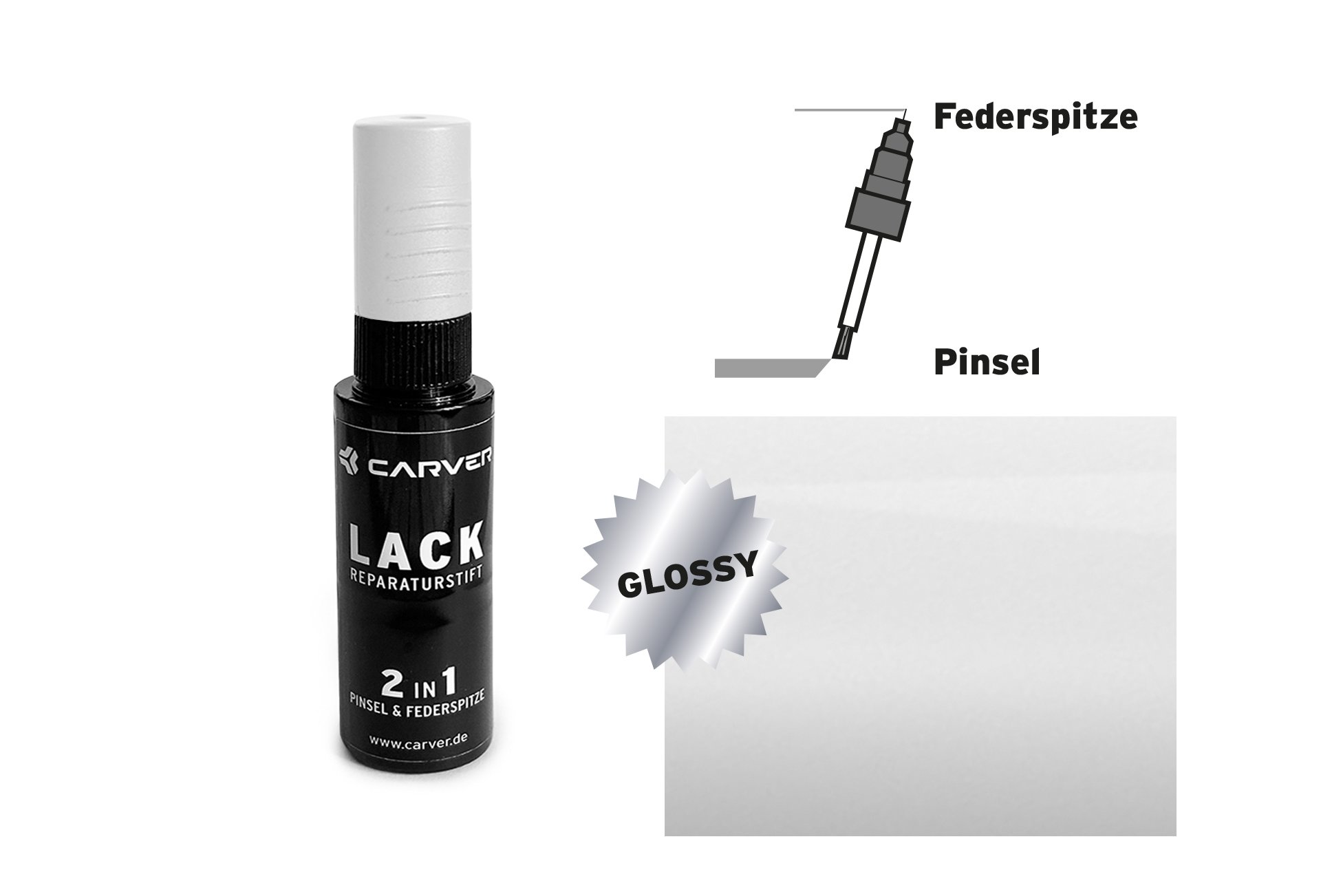 Carver Lackstift White