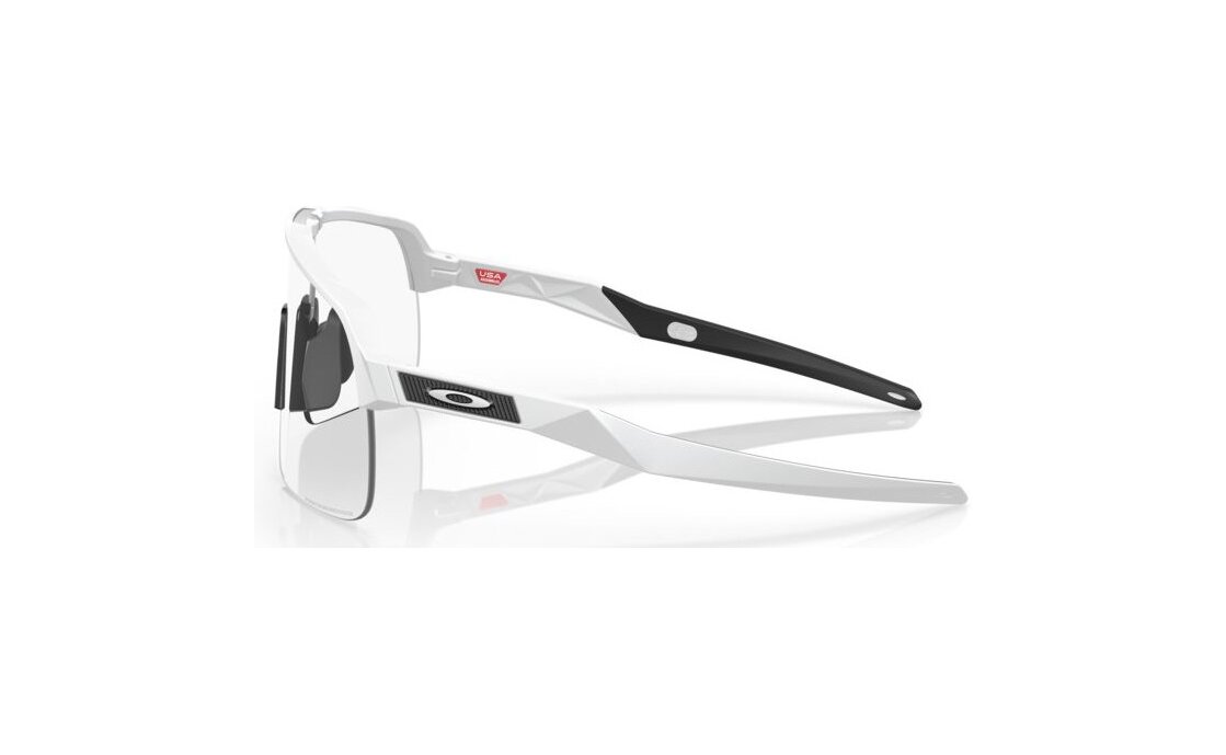 Oakley Sutro Lite Matte White/Clear To Black Iridium Photochromic